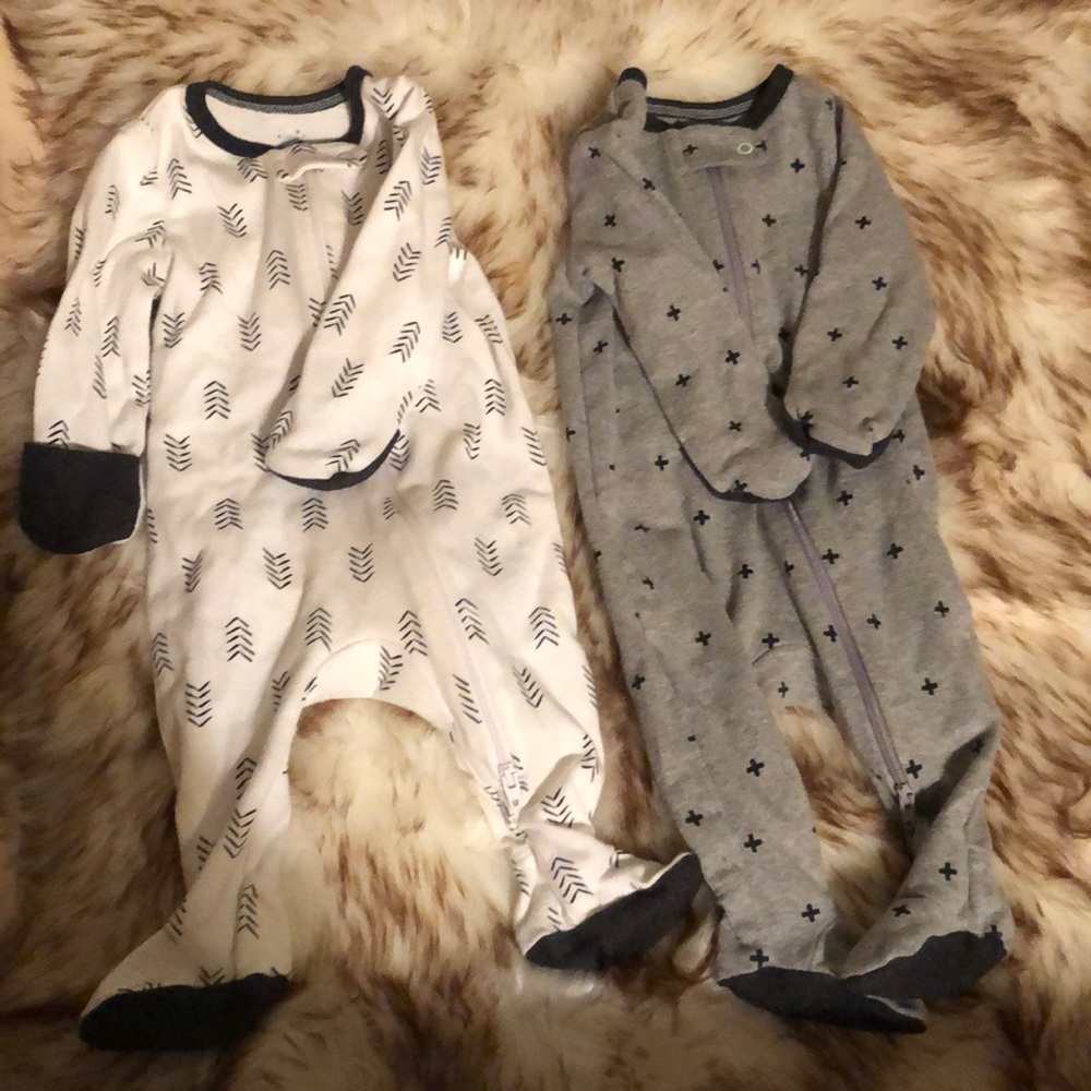 Cloud island 0-3 footie sleepers